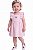 Vestido Infantil Tommy Hilfiger Rosa bebe - Imagem 1