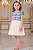 Vestido Infantil Calvin Klein – Chambray com Tule e Renda - Imagem 2