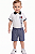 Conjunto Bebê Tommy Hilfiger Polo Branca e Bermuda Azul - Imagem 6