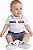 Conjunto Bebê Tommy Hilfiger Body Polo Branco e Bermuda - Imagem 5