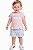 Conjunto Bebê Tommy Hilfiger – Camiseta com Laços + Shorts Listrado - Imagem 1