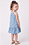 Vestido Infantil Tommy Hilfiger Chambray com Flores Bordadas - Imagem 3