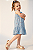 Vestido Infantil Tommy Hilfiger Chambray com Flores Bordadas - Imagem 6