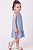 Vestido Infantil Tommy Hilfiger Chambray com Flores Bordadas - Imagem 4
