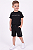 Conjunto Infantil Tommy Hilfiger Camiseta Preta e Bermuda - Imagem 3