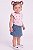 Conjunto Tommy Hilfiger Bebê com Saia-Short Jeans - Imagem 3