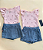 Conjunto Tommy Hilfiger Bebê com Saia-Short Jeans - Imagem 4