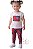 Conjunto Bebê Tommy Hilfiger Blusa e Legging Floral - Imagem 1