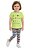 Conjunto Infantil Tommy Hilfiger Camiseta e Legging Listrada - Imagem 1