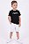 Conjunto Infantil Tommy Hilfiger Camiseta Preta e Bermuda Branca - Imagem 3