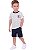 Conjunto Infantil Tommy Hilfiger Camiseta e Bermuda Azul-Marinho - Imagem 1