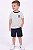 Conjunto Infantil Tommy Hilfiger Camiseta e Bermuda Azul-Marinho - Imagem 4