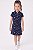 Vestido Infantil Tommy Hilfiger Polo Piquet Estampado Azul-Marinho - Imagem 5