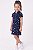 Vestido Infantil Tommy Hilfiger Polo Piquet Estampado Azul-Marinho - Imagem 4