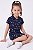 Vestido Infantil Tommy Hilfiger Polo Piquet Estampado Azul-Marinho - Imagem 3