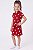 Vestido Infantil Tommy Hilfiger Polo Piquet Floral Vermelho - Imagem 2