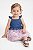 Vestido Bebê Calvin Klein Jeans – Chambray com Saia de Tule Floral - Imagem 2