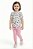 Conjunto Infantil Tommy Hilfiger Camiseta Estampada e Legging Rosa - Imagem 3