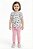 Conjunto Infantil Tommy Hilfiger Camiseta Estampada e Legging Rosa - Imagem 1