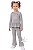 Conjunto Infantil Tommy Hilfiger Blusa Peplum e Calça Flare - Imagem 1