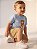 Conjunto Bebê Polo Ralph Lauren Polo Bear Bermuda Caqui - Imagem 4