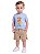 Conjunto Bebê Polo Ralph Lauren Polo Bear Bermuda Caqui - Imagem 1