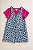 Conjunto Infantil Salopete Jeans Estampa Guess e Blusa Rosa Pink - Imagem 3