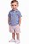 Conjunto Bebê Polo Ralph Lauren Polo e Shorts Oxford Listrado - Imagem 3