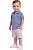 Conjunto Bebê Polo Ralph Lauren Polo e Shorts Oxford Listrado - Imagem 1