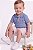 Conjunto Bebê Polo Ralph Lauren Polo e Shorts Oxford Listrado - Imagem 4