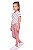 Conjunto Infantil Tommy Hilfiger Camiseta Estampada e Legging Rosa - Imagem 1