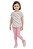 Conjunto Infantil Tommy Hilfiger Camiseta Estampada e Legging Rosa - Imagem 1