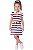 Vestido Infantil Tommy Hilfiger Polo Piquet Listrado - Imagem 1