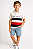 Camisa Polo Infantil Tommy Hilfiger Branca Listras Marinho e Vermelho - Imagem 2