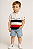 Camisa Polo Infantil Tommy Hilfiger Branca Listras Marinho e Vermelho - Imagem 5