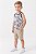 Conjunto Infantil Tommy Hilfiger Regata e Bermuda Caqui - Imagem 2
