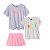 Conjunto Infantil Puma 3 Peças com Saia e Shorts Embutido - Imagem 4