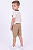 Conjunto Infantil Tommy Hilfiger Camiseta Branca e Bermuda Caqui - Imagem 5