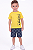 Conjunto Infantil Tommy Hilfiger Camiseta Amarela e Bermuda - Imagem 4