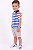 Conjunto Infantil Tommy Hilfiger Polo Listrada e Bermuda Bege - Imagem 5