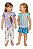 Kit Pijama Frozen  com 4 peças Disney - Imagem 1