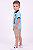 Conjunto Infantil Tommy Hilfiger Polo Azul e Bermuda Caqui - Imagem 5