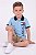 Conjunto Infantil Tommy Hilfiger Polo Azul e Bermuda Caqui - Imagem 3