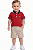 Conjunto Bebê Tommy Hilfiger Polo Piquet e Bermuda Bege - Imagem 4