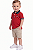 Conjunto Bebê Tommy Hilfiger Polo Piquet e Bermuda Bege - Imagem 3