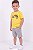 Conjunto Infantil Tommy Hilfiger 3 Peças Camisetas Amarela e Azul-Marinho e Bermuda - Imagem 6