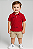 Camisa Polo Infantil Tommy Hilfiger Vermelha Bandeirinhas - Imagem 2