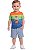 Conjunto Bebê Ralph Lauren Polo Bear Camiseta Tie-Dye e Bermuda Chambray - Imagem 1