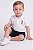 Conjunto Bebê Polo Ralph Lauren Polo Bear Branco e Shorts Azul-Marinho - Imagem 3