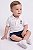 Conjunto Bebê Polo Ralph Lauren Polo Bear Branco e Shorts Azul-Marinho - Imagem 10